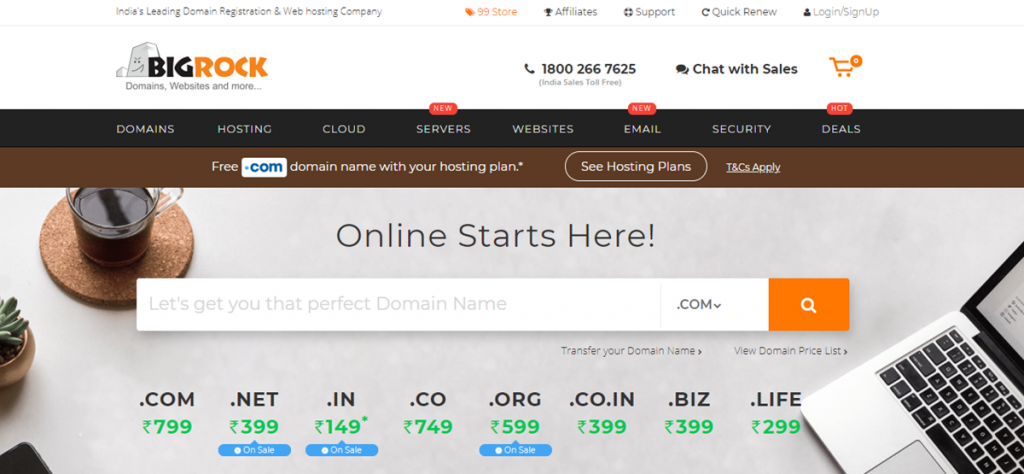 top 10 web hosting services in india