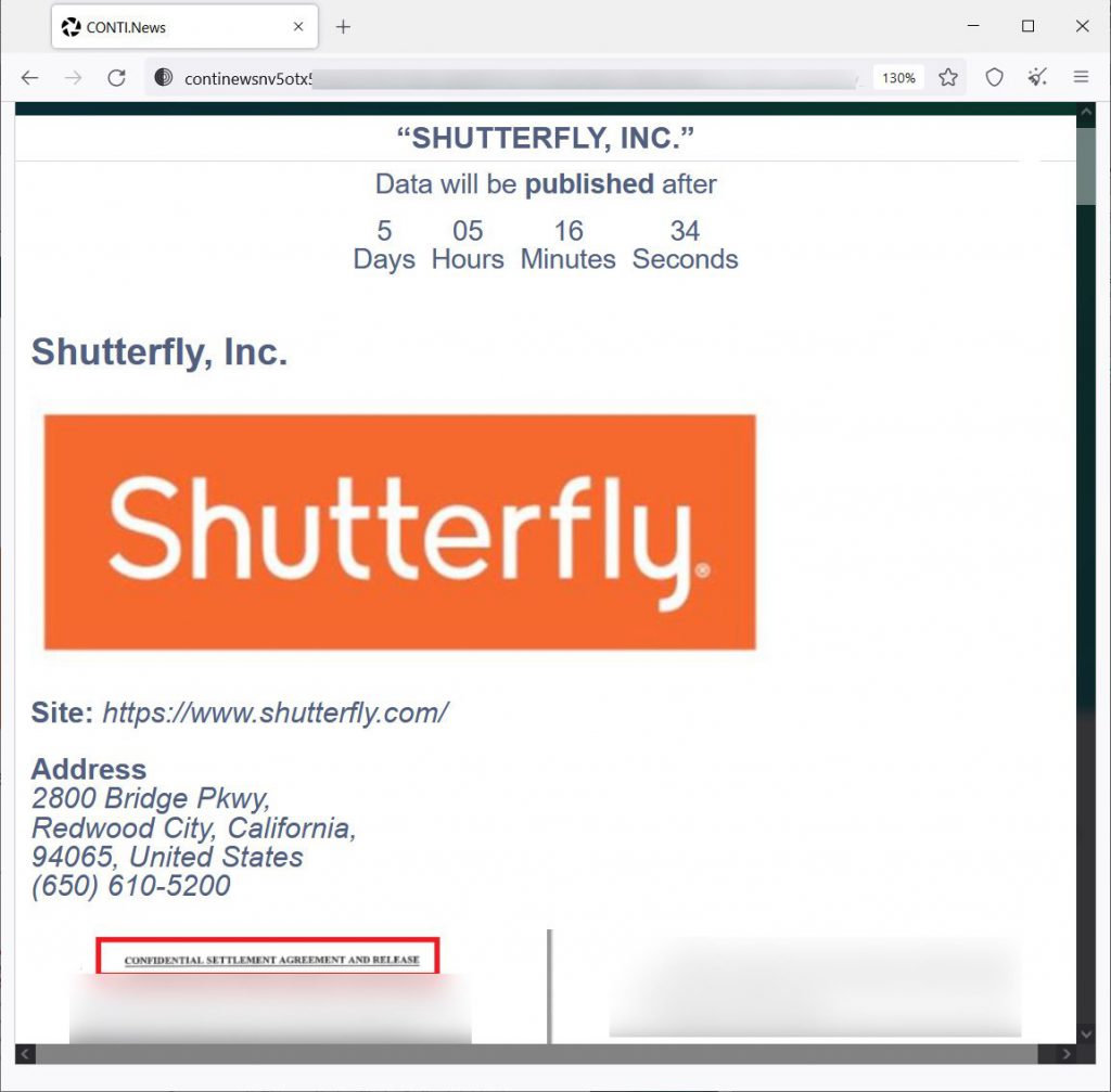 conti leak page shutterfly